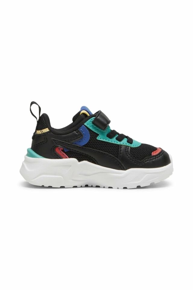 Puma Trinity Lite R, S, B AC+ Inf Black-Green-Cobalt Günlük Çocuk Ayakkabı Siyah 39546502 22
