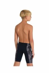 Arena Boy's Kikko Pro Swim Jammer Erkek Çocuk Yüzücü Mayo Si̇yah 005899550 14-15