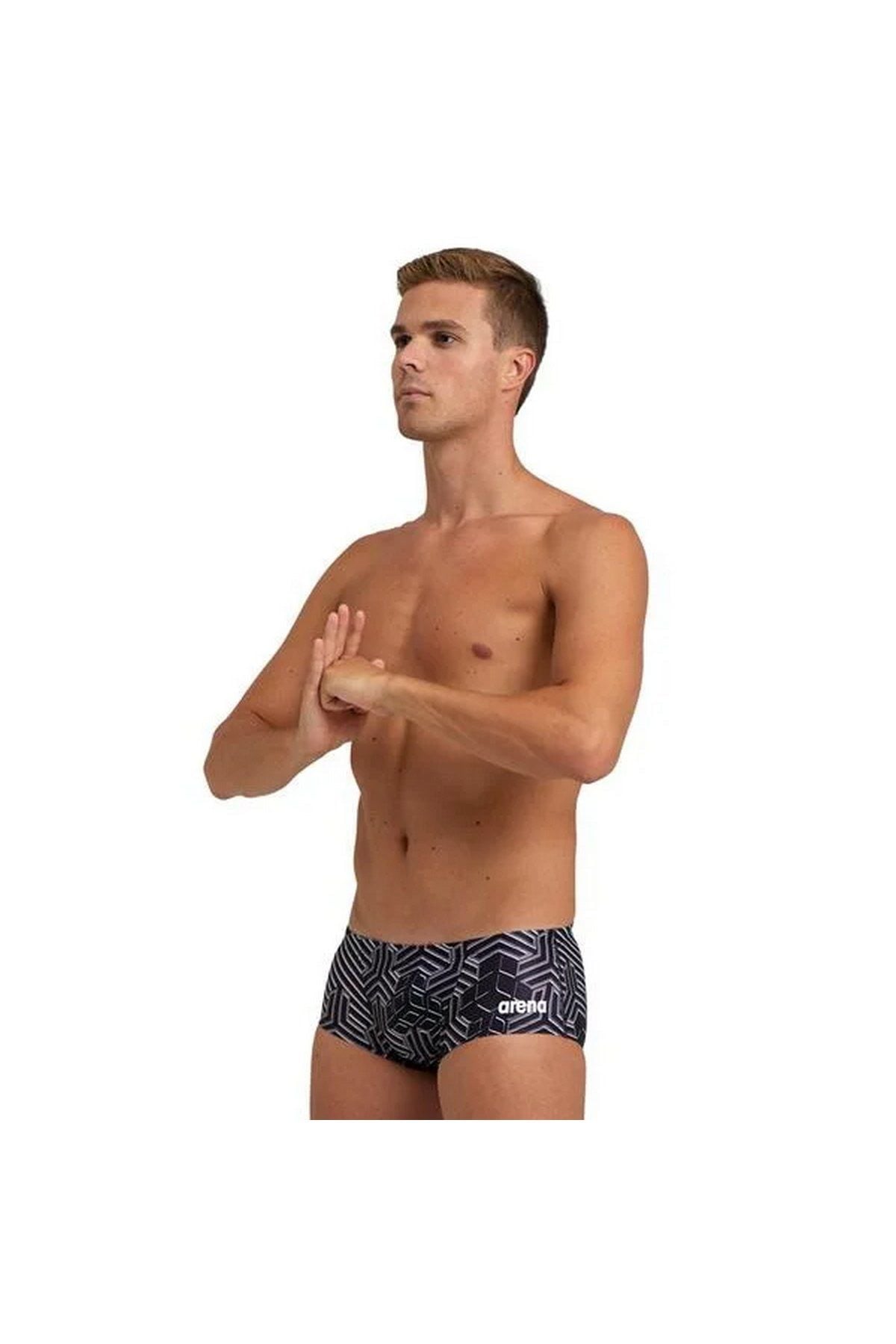 Arena Men's Arena Kikko Pro Swim Low Waist Short Düşük Bel Erkek Yüzücü Mayo Siyah 006133550 95