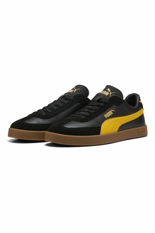 Puma Club II Era Erkek Spor Ayakkabı Siyah/Sarı 39744721 44