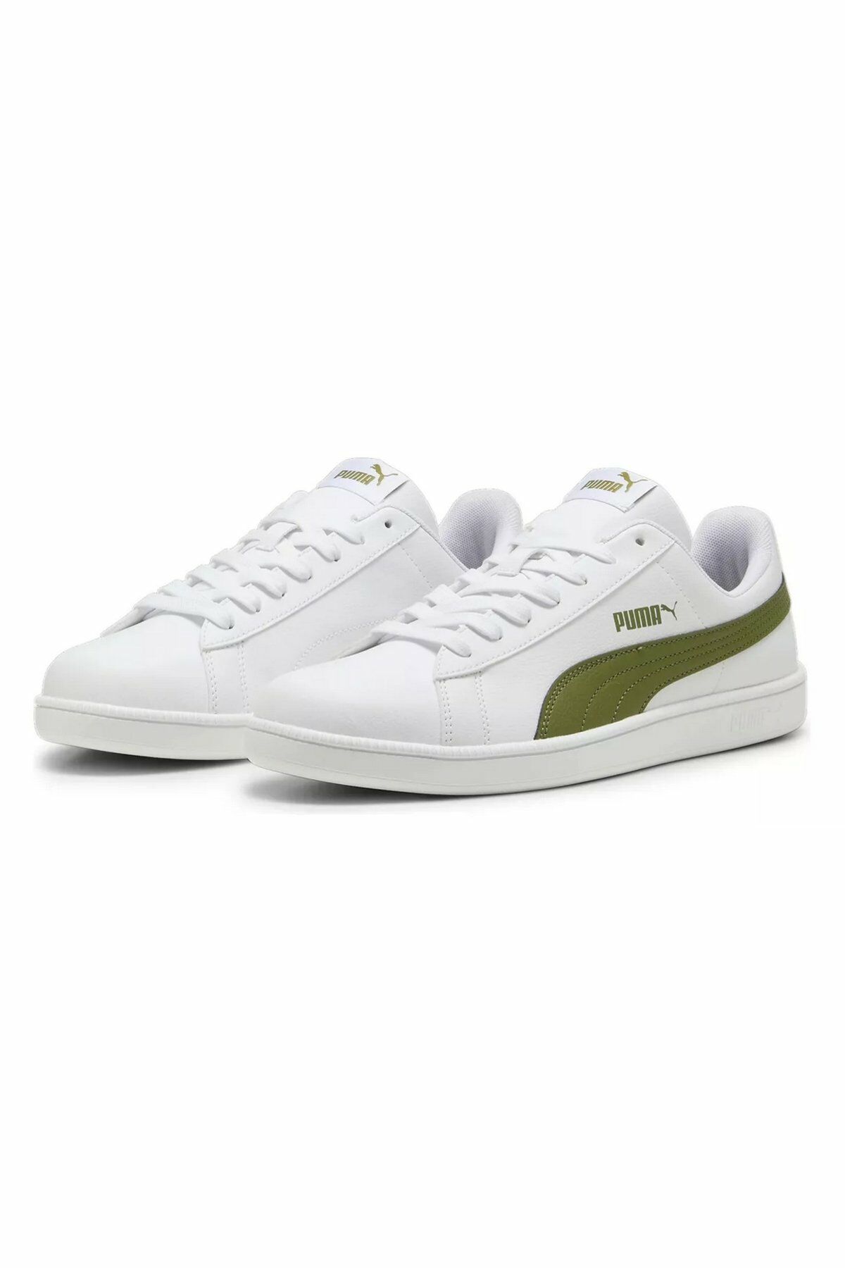 Puma Up Puma-White Olive-Green Erkek Günlük Sneaker Beyaz 37260544 42