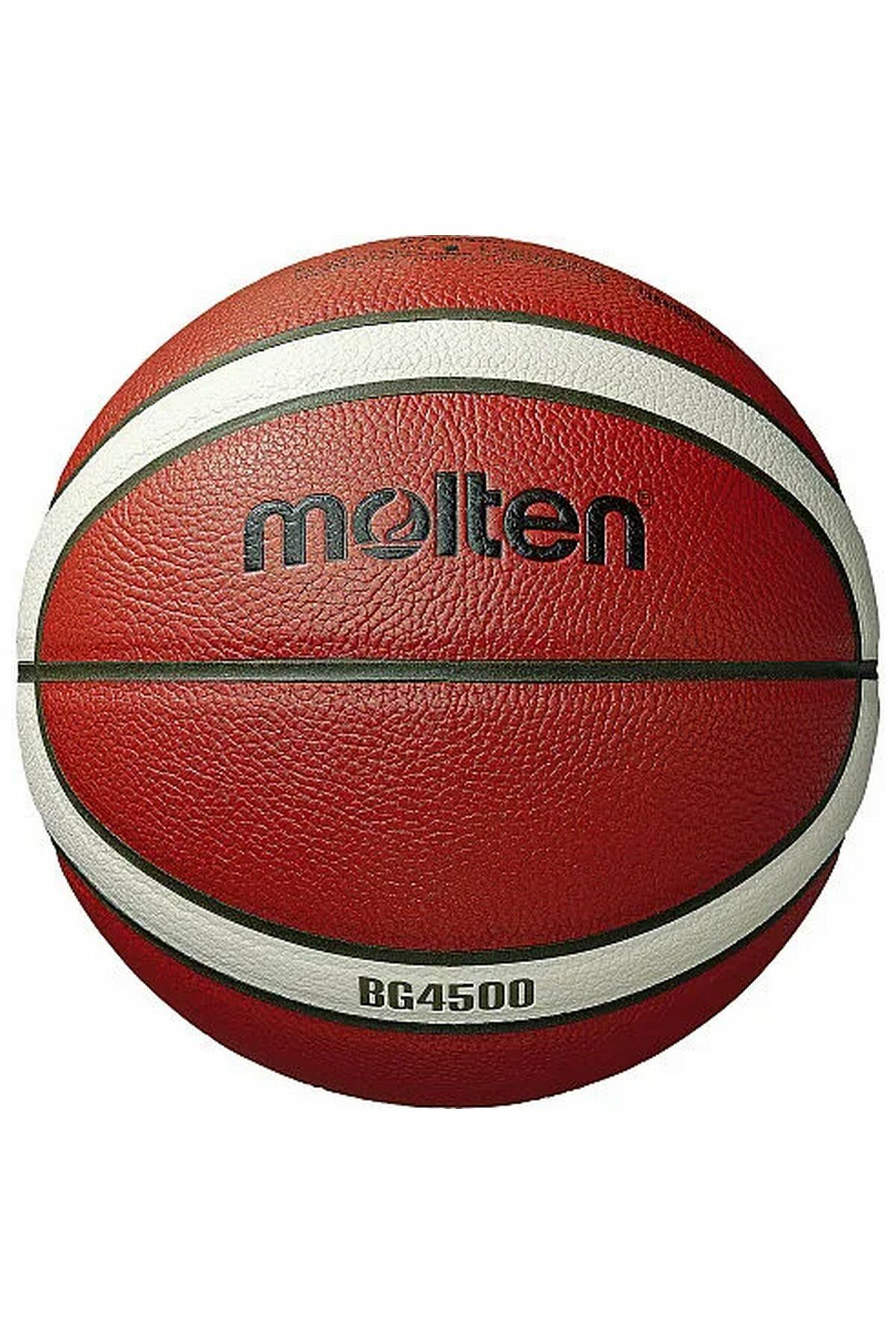 Molten B7G4500 No 7 FIBA Onaylı 2023-2027 Resmi Basketbol Maç Topu Kırmızı/Beyaz