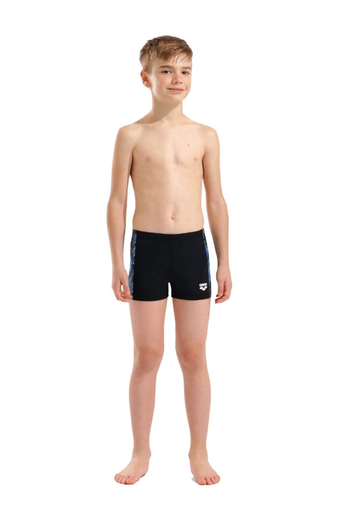 Arena Boy's Arena Draft Swim Short Erkek Çocuk Yüzücü Mayo Siyah 010748550