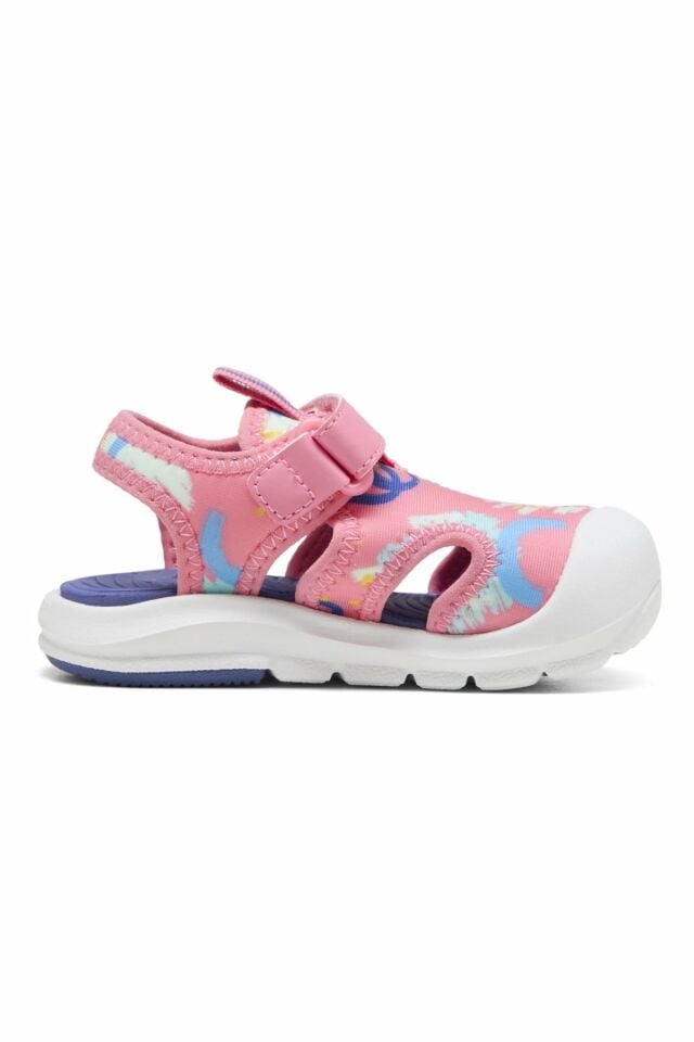 Puma Fun Racer Sandal AOPV Inf Unisex Çocuk Sandalet Pembe 40169502