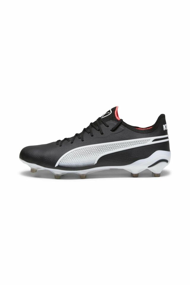 Puma King Ultimate FG/AG Puma-Black Puma-White Fire Orchid Erkek Futbol Krampon 10756301 45