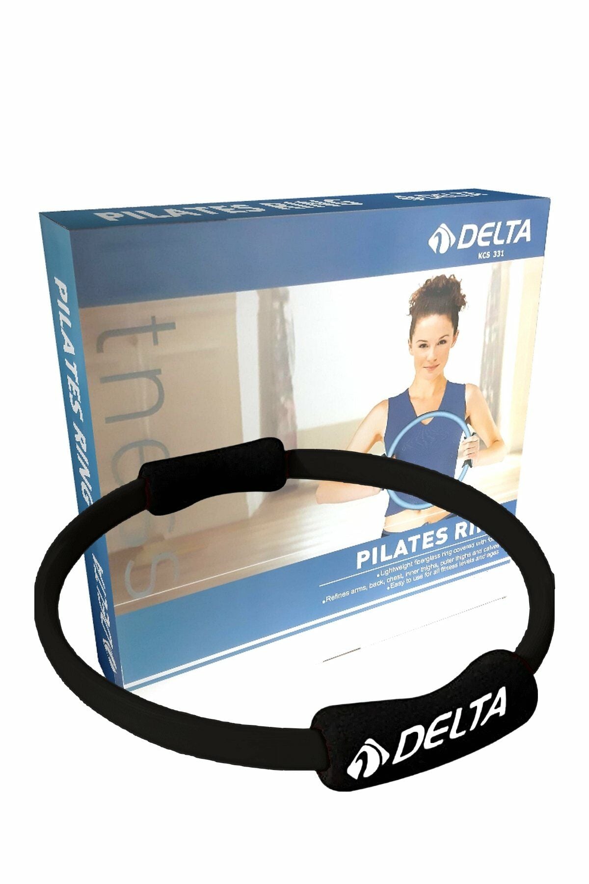 Delta KCS-331 Pilates Çemberi 35 Cm (Pilates Ring) Kutulu Siyah