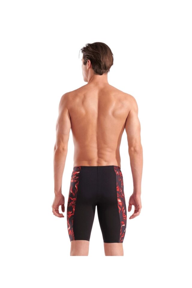 Arena Men's Graphic Swim Jammer Erkek Yüzücü Mayo Siyah/Desenli 010658550