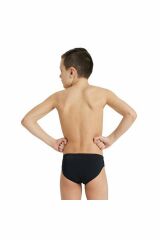 Arena Boy's Team Swim Briefs Solid Erkek Çocuk Yüzücü Mayo Siyah 004774550 12-13