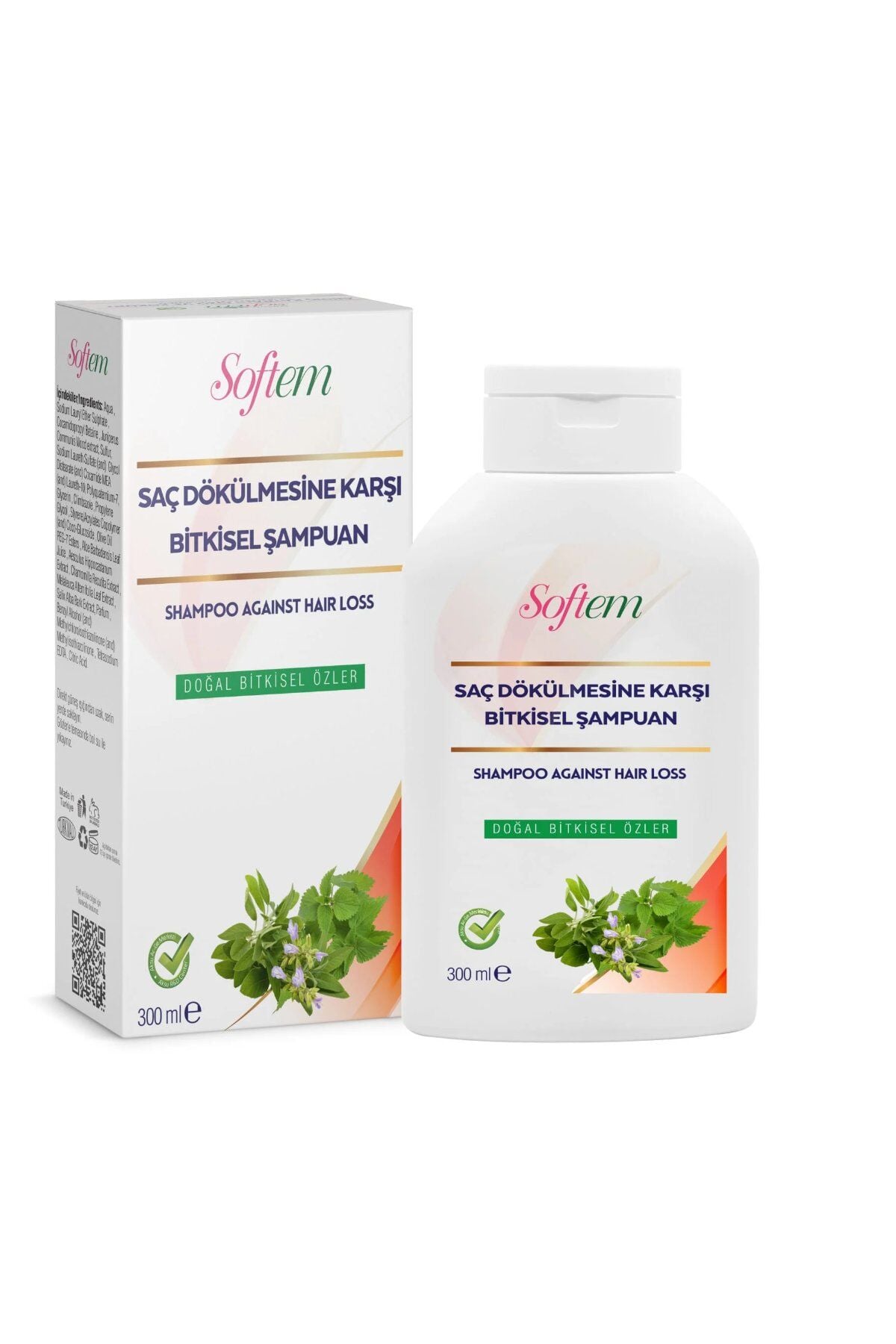 AksuVital Softem Saç Dökülmesine Karşı Bitkisel Şampuan 300 ml