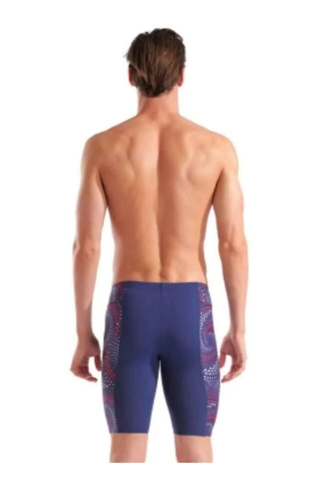 Arena Men's Fireflow Swim Jammer Erkek Yüzücü Jammer Lacivert/Desenli 010159417
