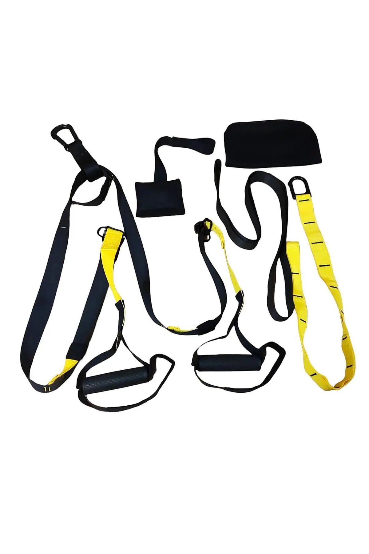 Avessa TRX-1000 Pro. Trx Spor ve Egzersiz Aleti Çantalı Sarı/Siyah
