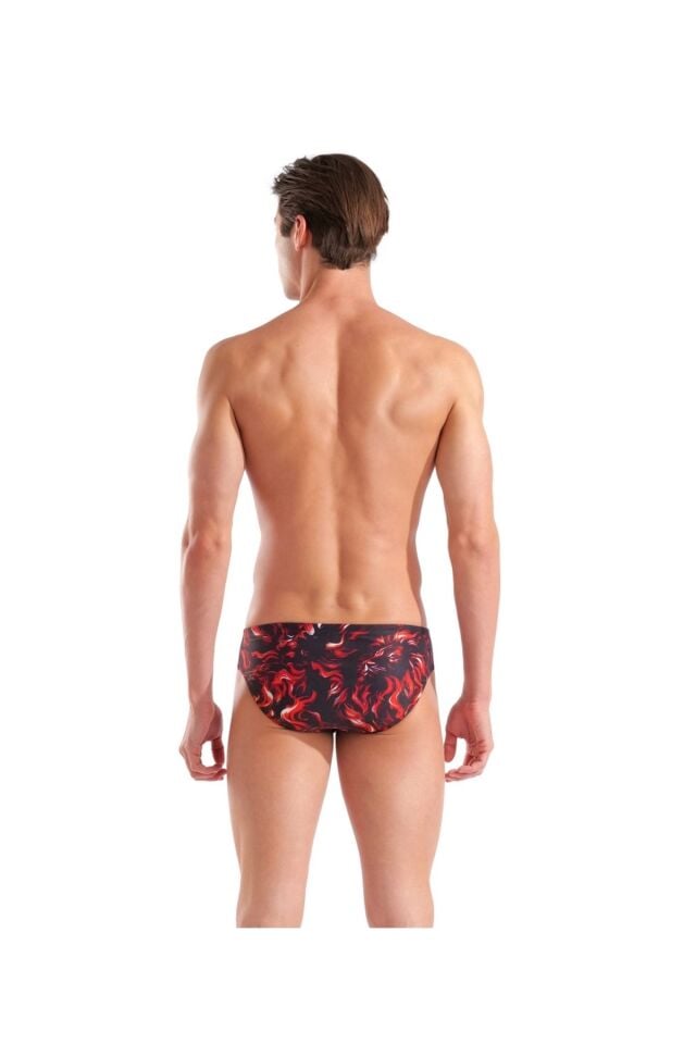 Arena Men's Graphic Swim Briefs Erkek Yüzücü Mayo Siyah/Desenli 010659550 75