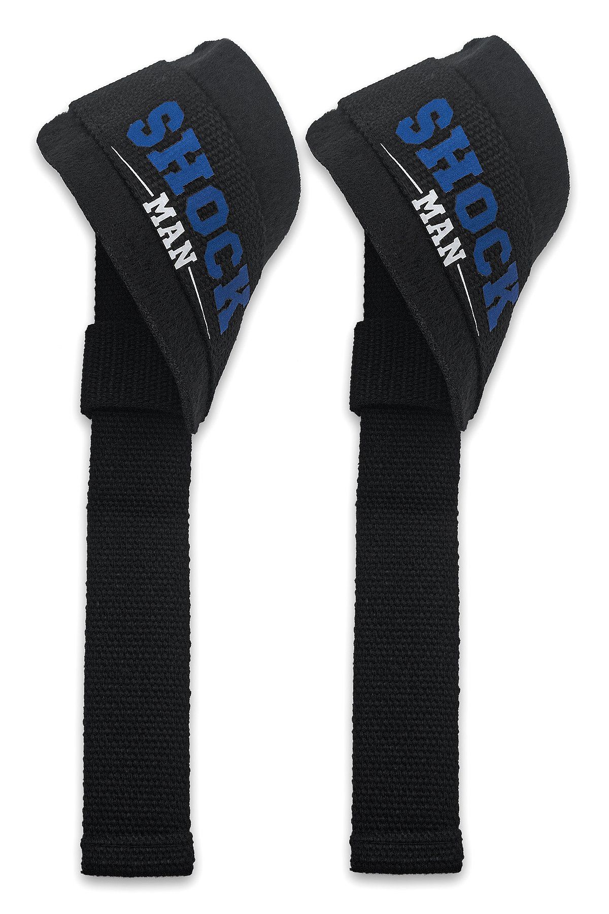 Shock Man Lasso Lifting Straps Ağırlık Bileklik Siyah/Mavi