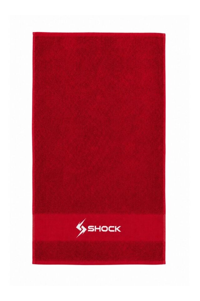 Shock Sports 50x80 %100 Pamuk Spor Havlusu Kırmızı
