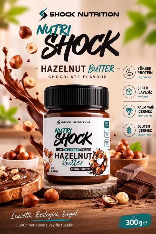 Shock Nutrition Kakaolu Fındık Kreması 300g