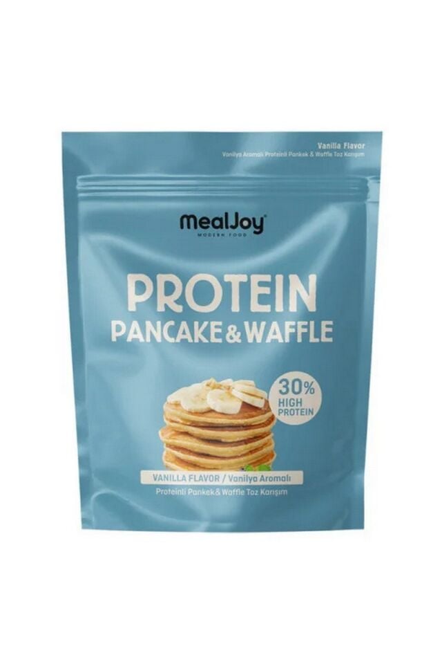 MealJoy Proteinli Pancake & Waffle Toz Karışım Vanilya 600g