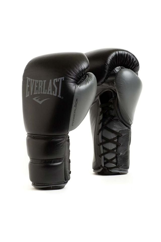 Everlast 896910-70 Powerlock 2 Pro Laced Training Gloves Boks Eldiveni Siyah 16 Oz