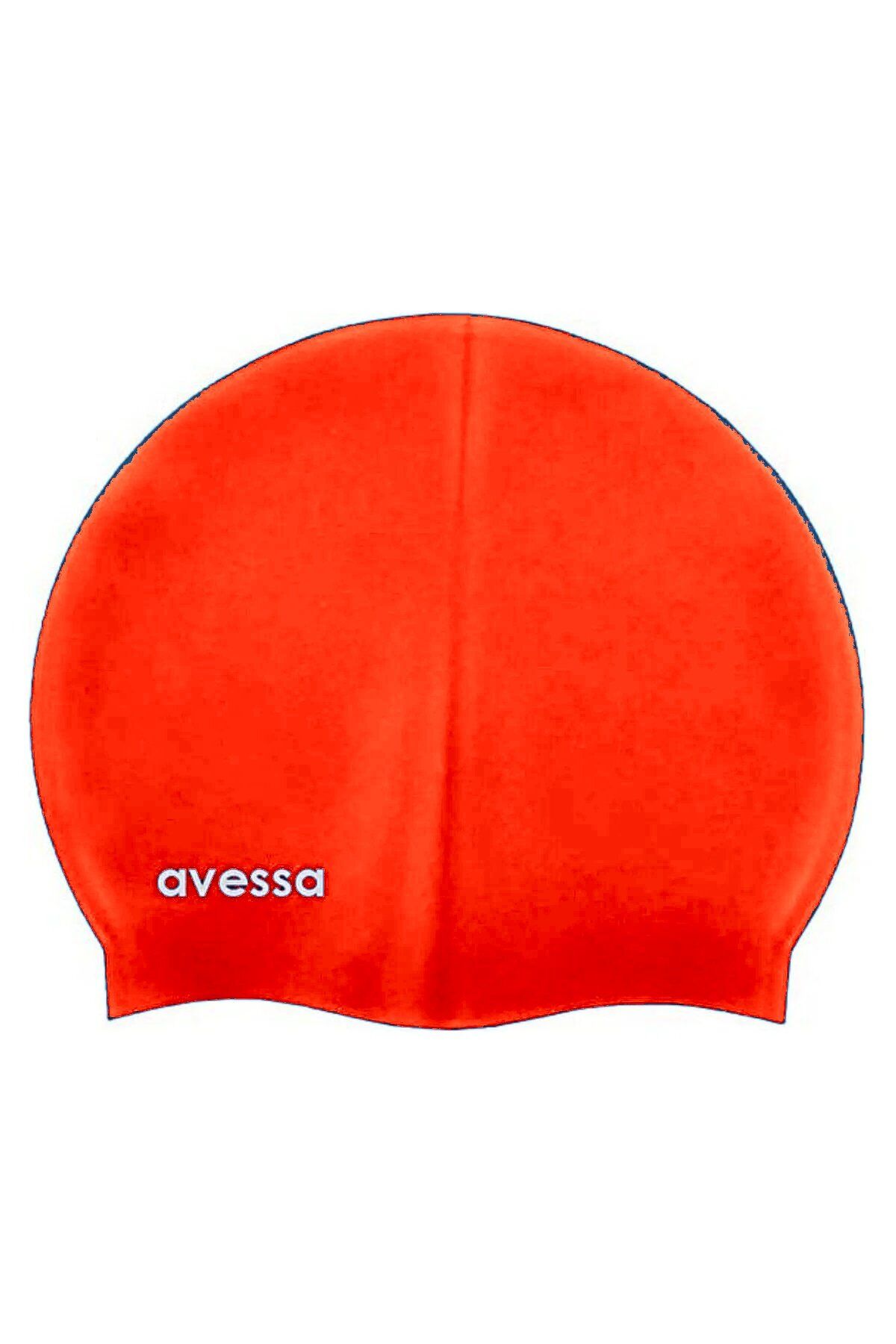 Avessa SC-404 Silikon Bone Swimming Cap Açık Kırmızı