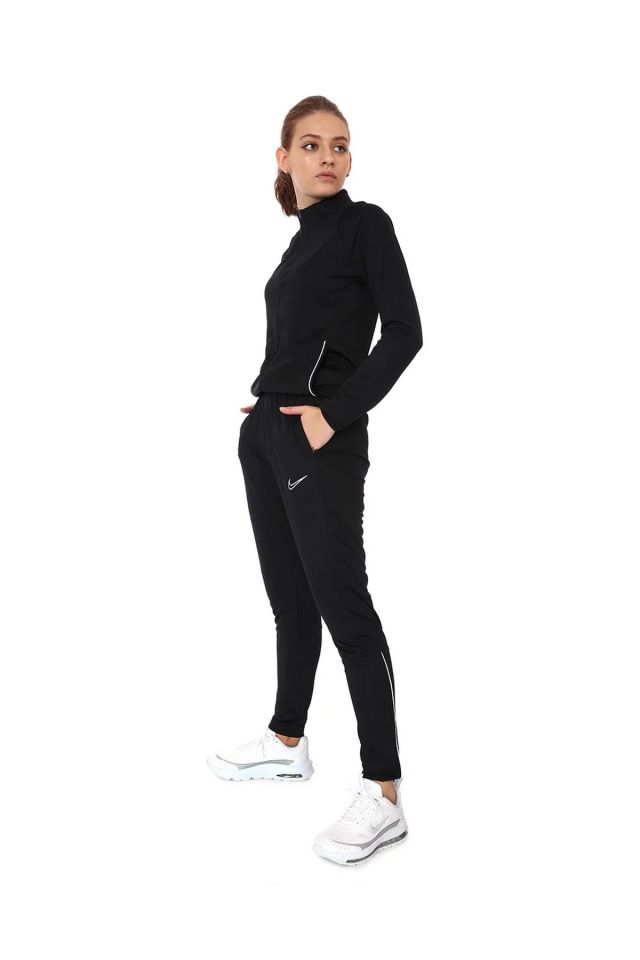 Nike Dri-Fit Acedemy 21 Trk Suit K Bayan Futbol Eşofman Takımı Siyah DC2096-010 M