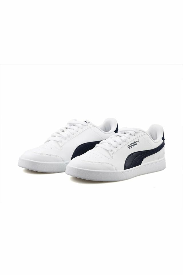 Puma Shuffle Puma-White Puma-Navy Erkek Spor Ayakkabı Beyaz 30966824 42.5