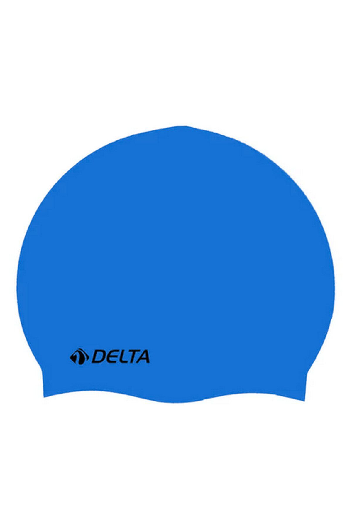Delta DS-255 Yüzücü Bonesi Silikon Düz Renk Swimming Cap K.Mavi