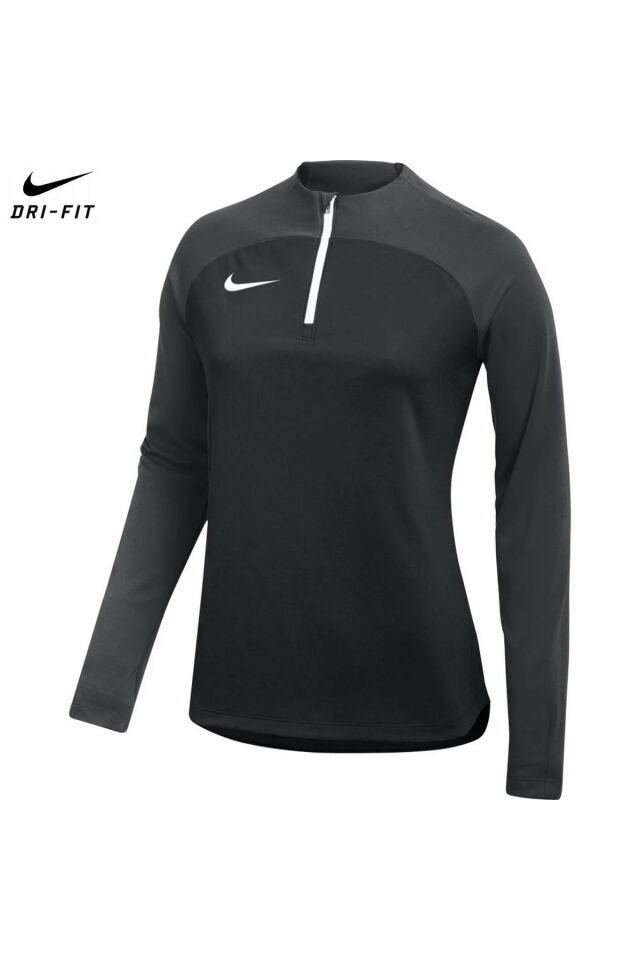 Nike Dri-Fit Academy Dril Top K Bayan Futbol Uzun Kollu Tişört Siyah DH9246-011 M
