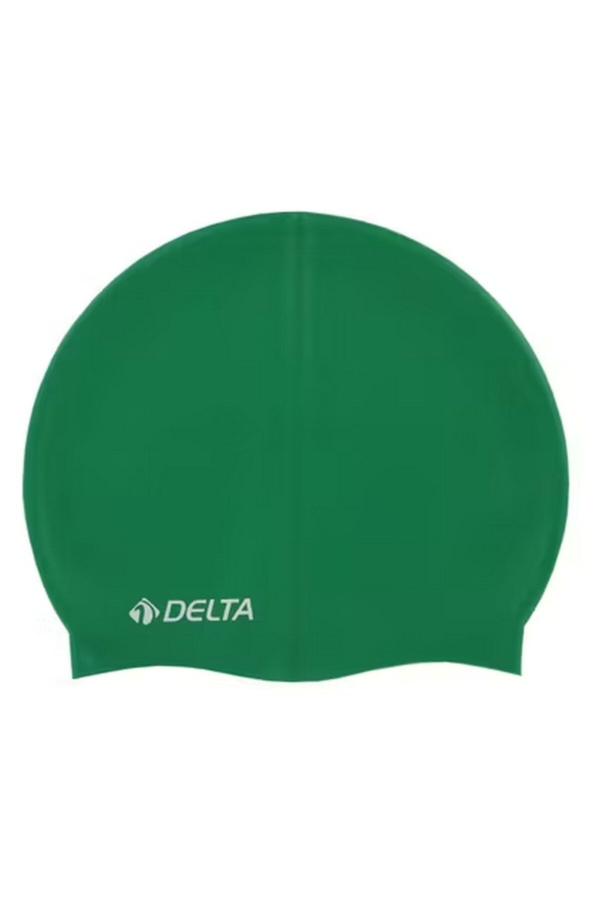 Delta DS-255 Yüzücü Bonesi Silikon Düz Renk Swimming Cap Yeşil