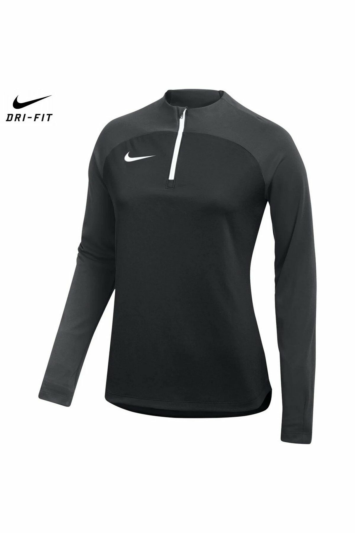 Nike Dri-Fit Academy Dril Top K Bayan Futbol Uzun Kollu Tişört Siyah DH9246-011 XS