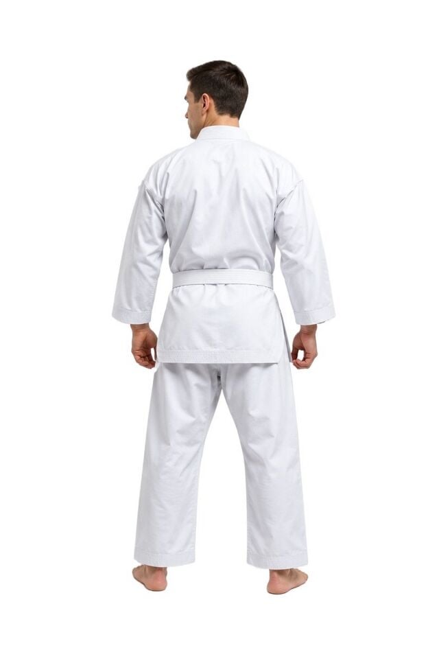 Shock Fight Federasyon Onaylı Karate Elbisesi Beyaz 150