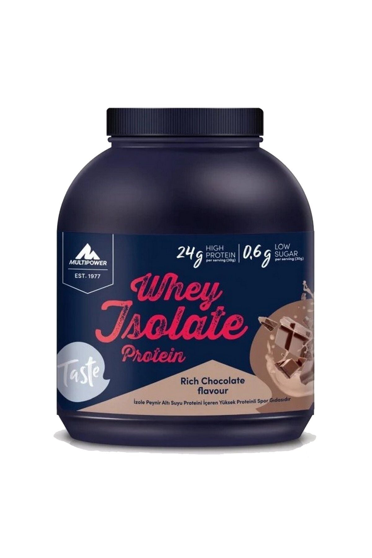 Multipower Whey Protein Isolate Çikolata 2000g 66 Servis