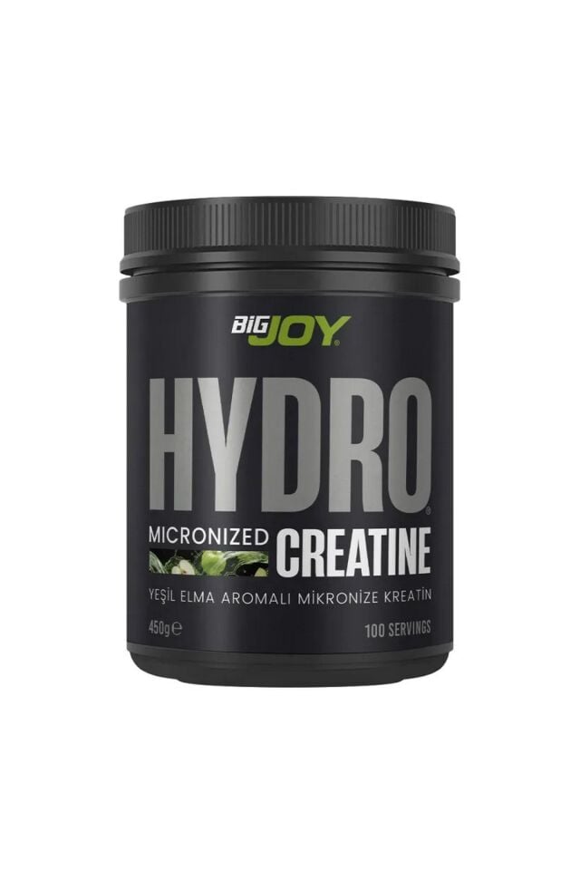 BigJoy Hydro Mikronize Kreatin Yeşil Elma Aromalı 450g 100 Servis