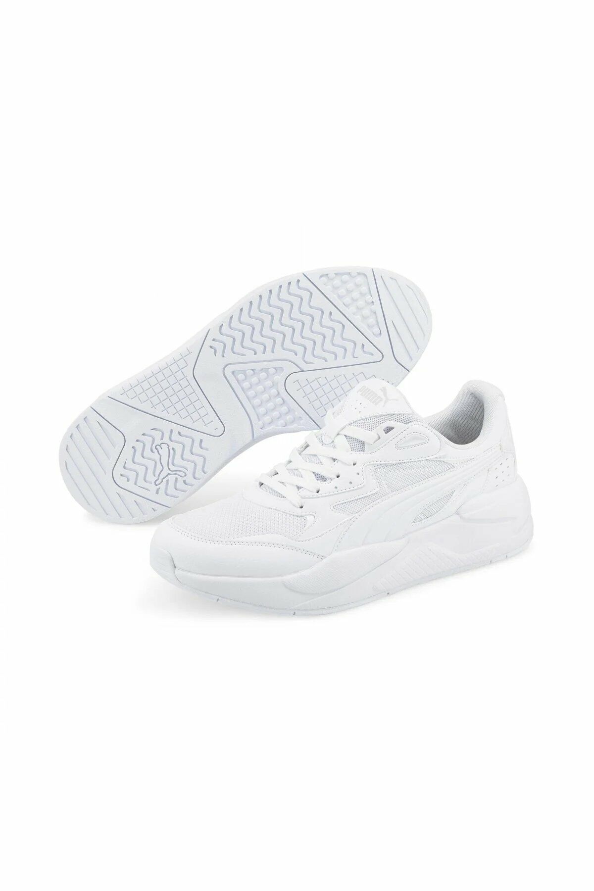 Puma X-Ray Speed Puma-White Gray Violet Erkek Günlük Spor Ayakkabı Beyaz 38463802 42