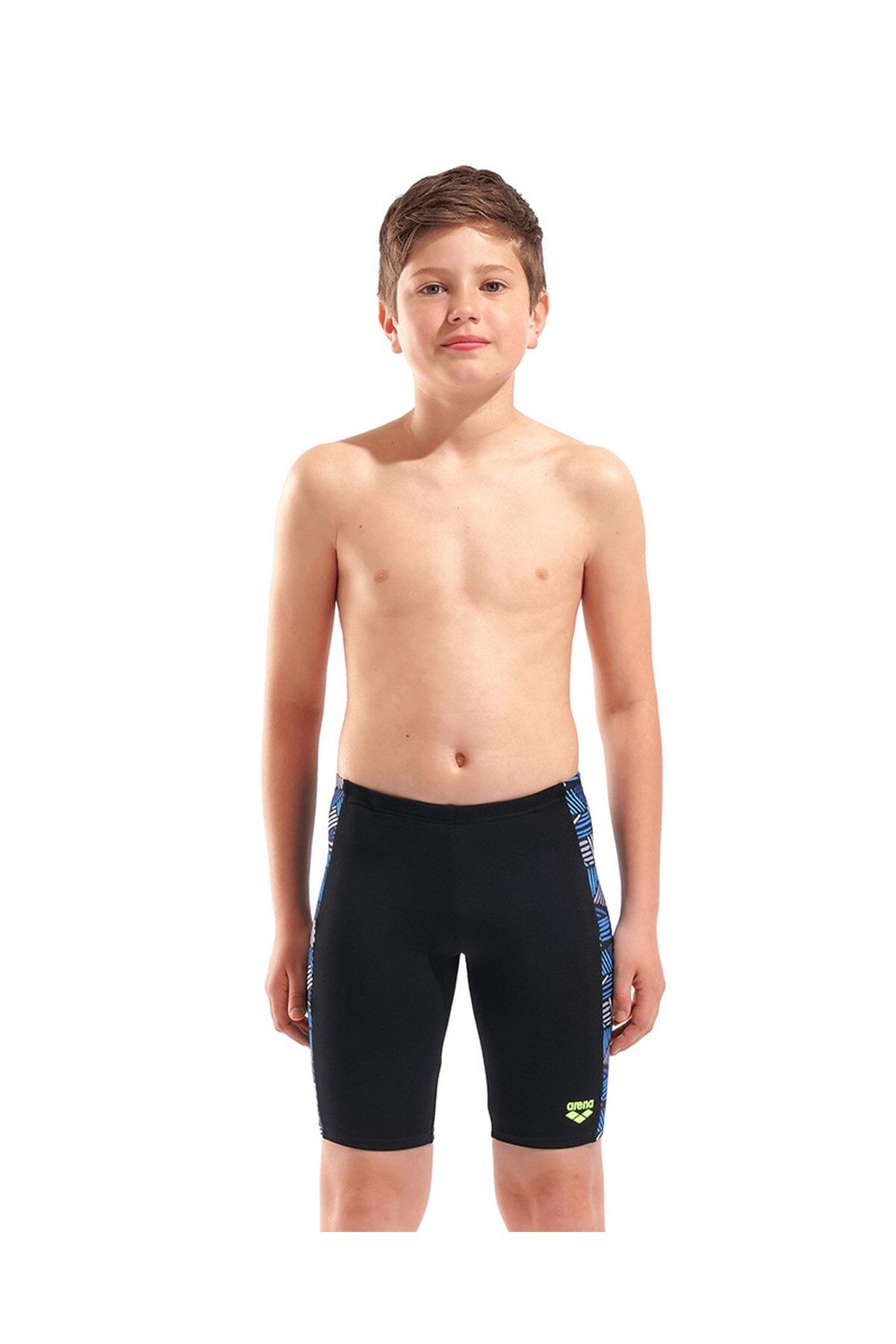 Arena Boy's Candies Swim Jammer Erkek Çocuk Yüzücü Jammer Mayo Siyah/Desenli 010296550 14-15