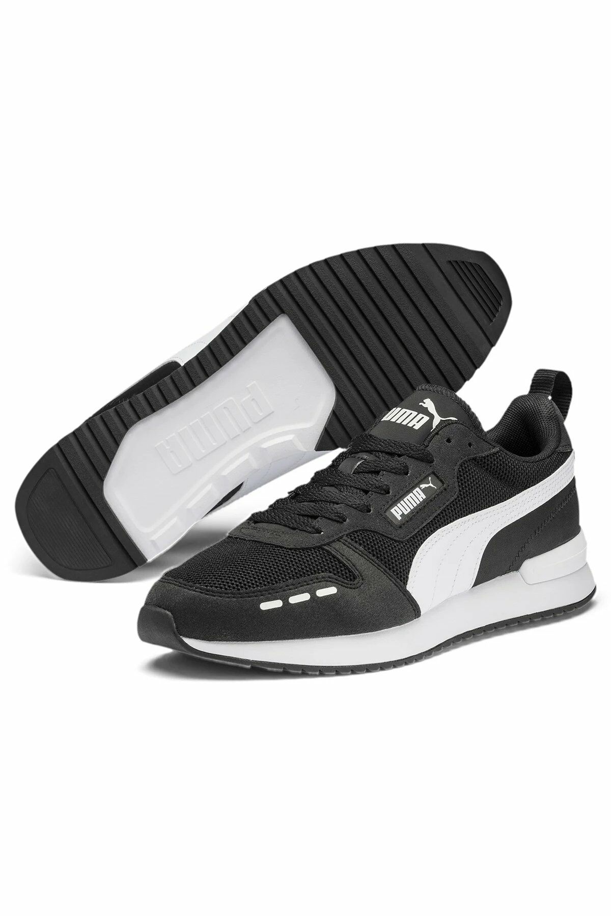 Puma R78 Puma-Black Puma-White Erkek Günlük Spor Ayakkabı Siyah 37311701 42