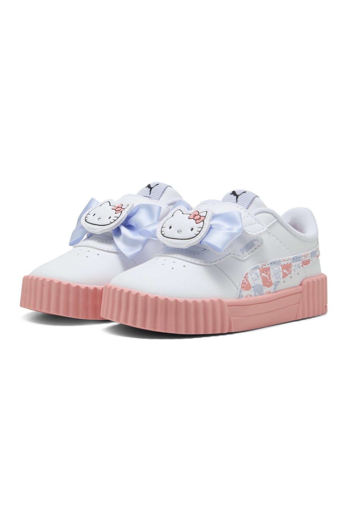 Puma Carina 3.0 HK&FR V Inf Kız Çocuk Spor Ayakkabbı Beyaz/Pembe 40142101 22