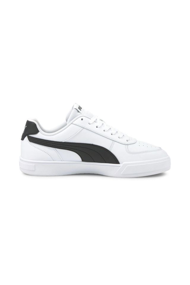 Puma Caven Puma-White Puma-Black Erkek Günlük Spor Ayakkabı Beyaz 38081002