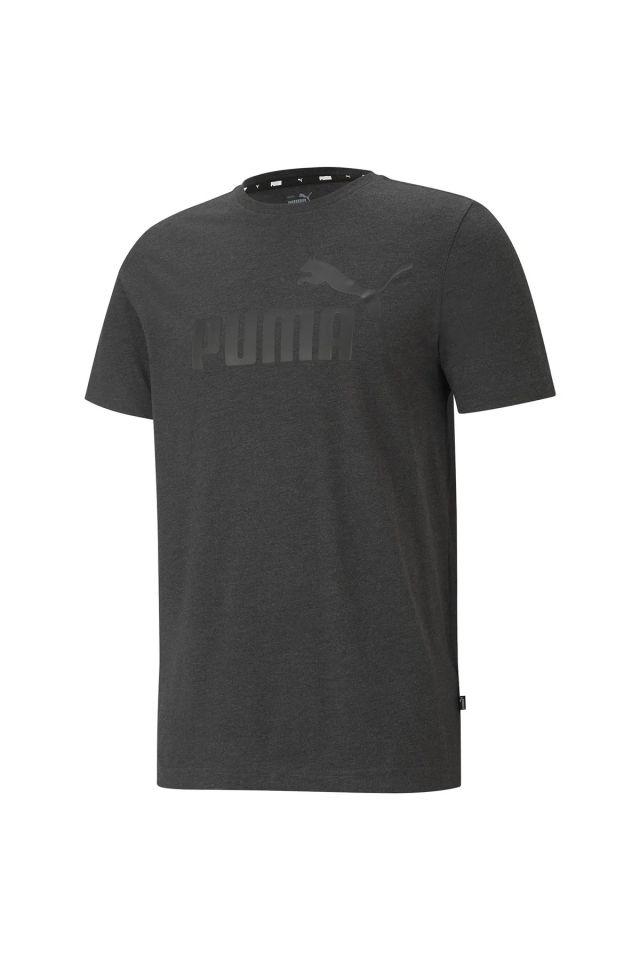 Puma ESS Heather Tee Sportstyle Erkek Günlük Tişört Gri 58673607 2XL