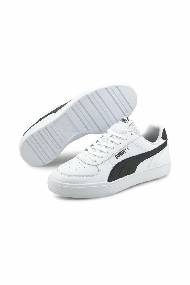 Puma Caven Puma-White Puma-Black Erkek Günlük Spor Ayakkabı Beyaz 38081002 43