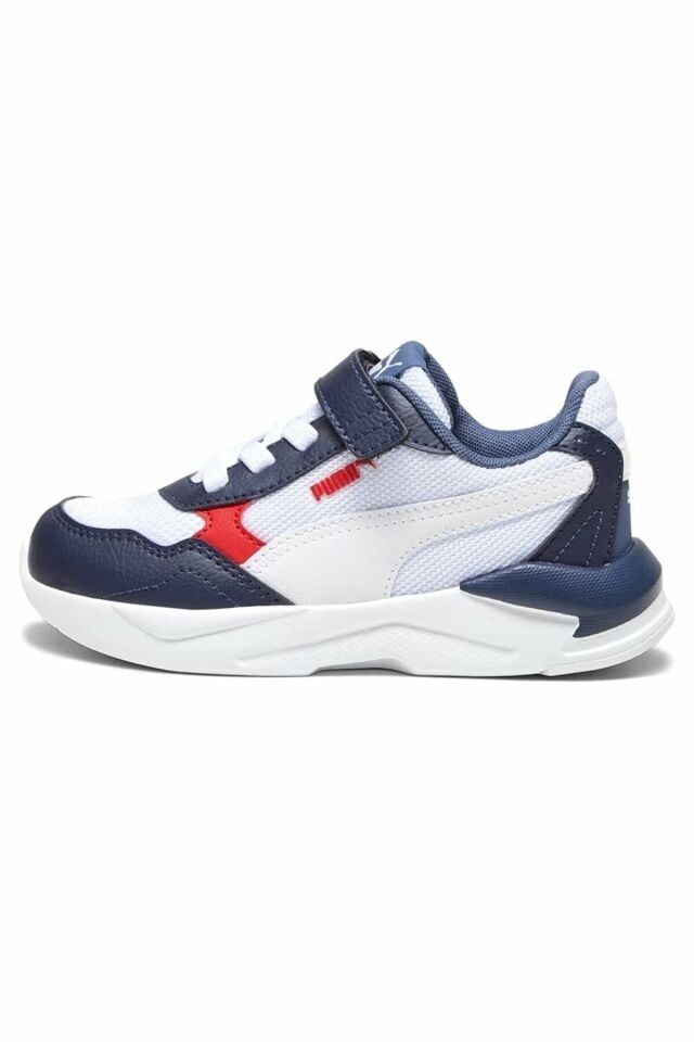 Puma X-Ray Speed Lite AC+ PS Navy-White-Red-Inky Blue Renkli Çocuk Spor Ayakkabı 38552520