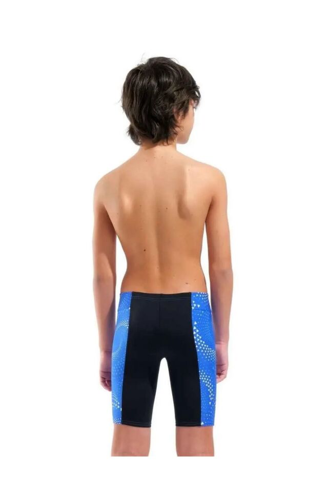 Arena Boy's Fireflow Swim Jammer Erkek Çocuk Yüzücü Jammer Mayo Mavi/Desenli 010408200 14-15