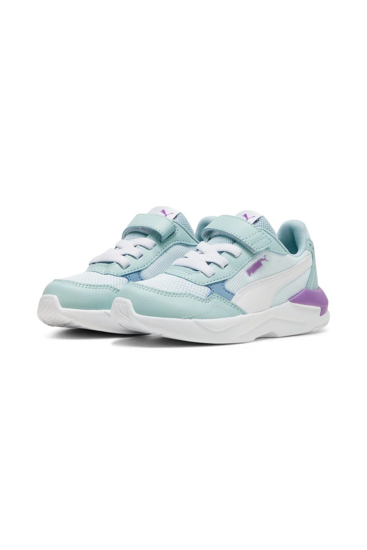 Puma X-Ray Speed Lite AC+ PS Dewdrop-White-Turquoise Surf Çocuk Spor Ayakkabı Gri 38552525 30