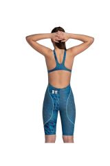 Arena Girls Powerskin St Next Le Ob Jr Kız Çocuk Yarış Mayosu Mavi̇ 006350203 12-13