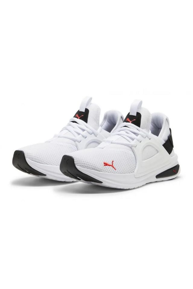 Puma Softride Enzo Evo Puma-White Puma-Black Red Erkek Koşu Ayakkabı Beyaz 37704823 40