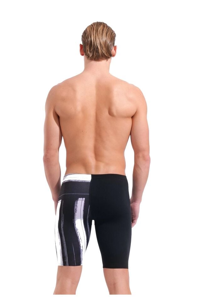 Arena Men's Grid Swim Jammer Erkek Yüzücü Mayo Siyah 011645500