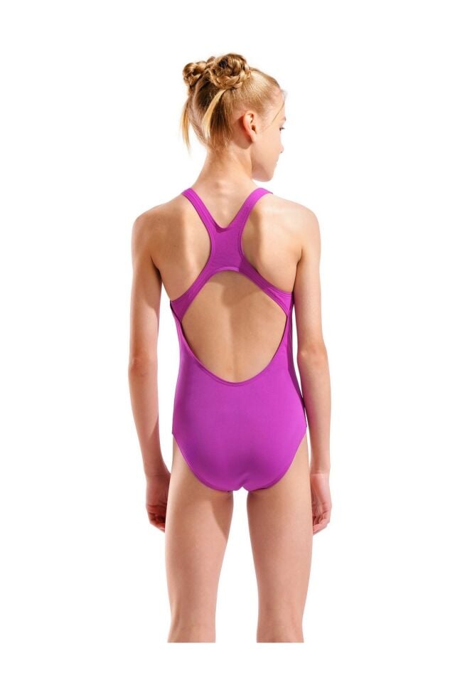 Arena Girl's Team Swimsuit Swim Pro Solid Kız Çocuk Yüzücü Mayo Fuşya 004762905