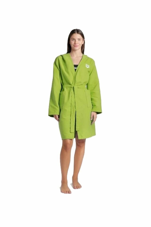 Arena Compact Microfiber Robe Unisex Yüzücü Bornoz Yeşil 009034610 S