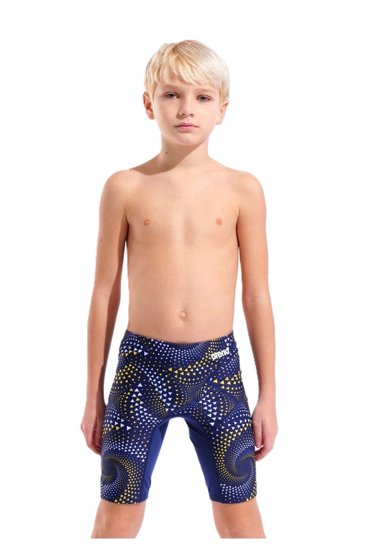 Arena Boy's Fireflow Swim Jammer Erkek Çocuk Yüzücü Mayo Lacivert 010408100 8-9