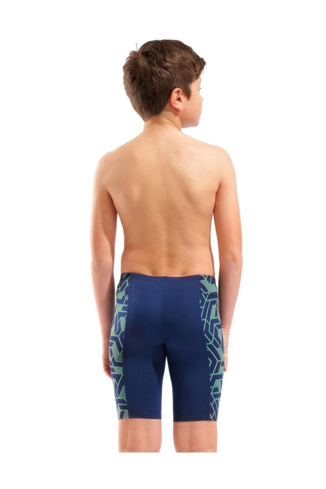 Arena Boy's Escape Swim Jammer Erkek Çocuk Yüzücü Jammer Mayo Lacivert/Desenli 008476800 14-15