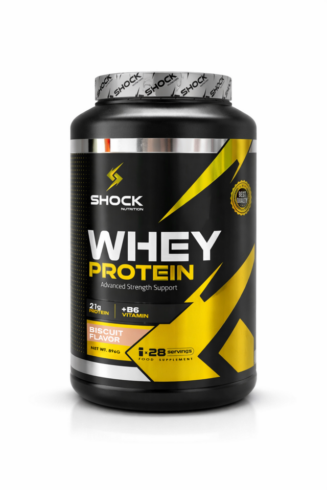 Shock Nutrition Whey Protein Bisküvi Aromalı 896g 28 Servis