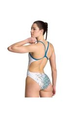 Arena Women's Arena Planet Water Swimsuit Challenge Back Bayan Yüzücü Mayo 006730610 40